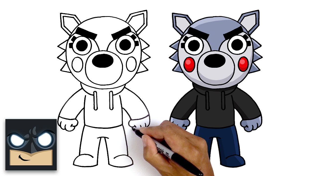 How to Draw Willow  Roblox Piggy 